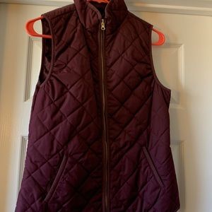 Purple Quilted Vest